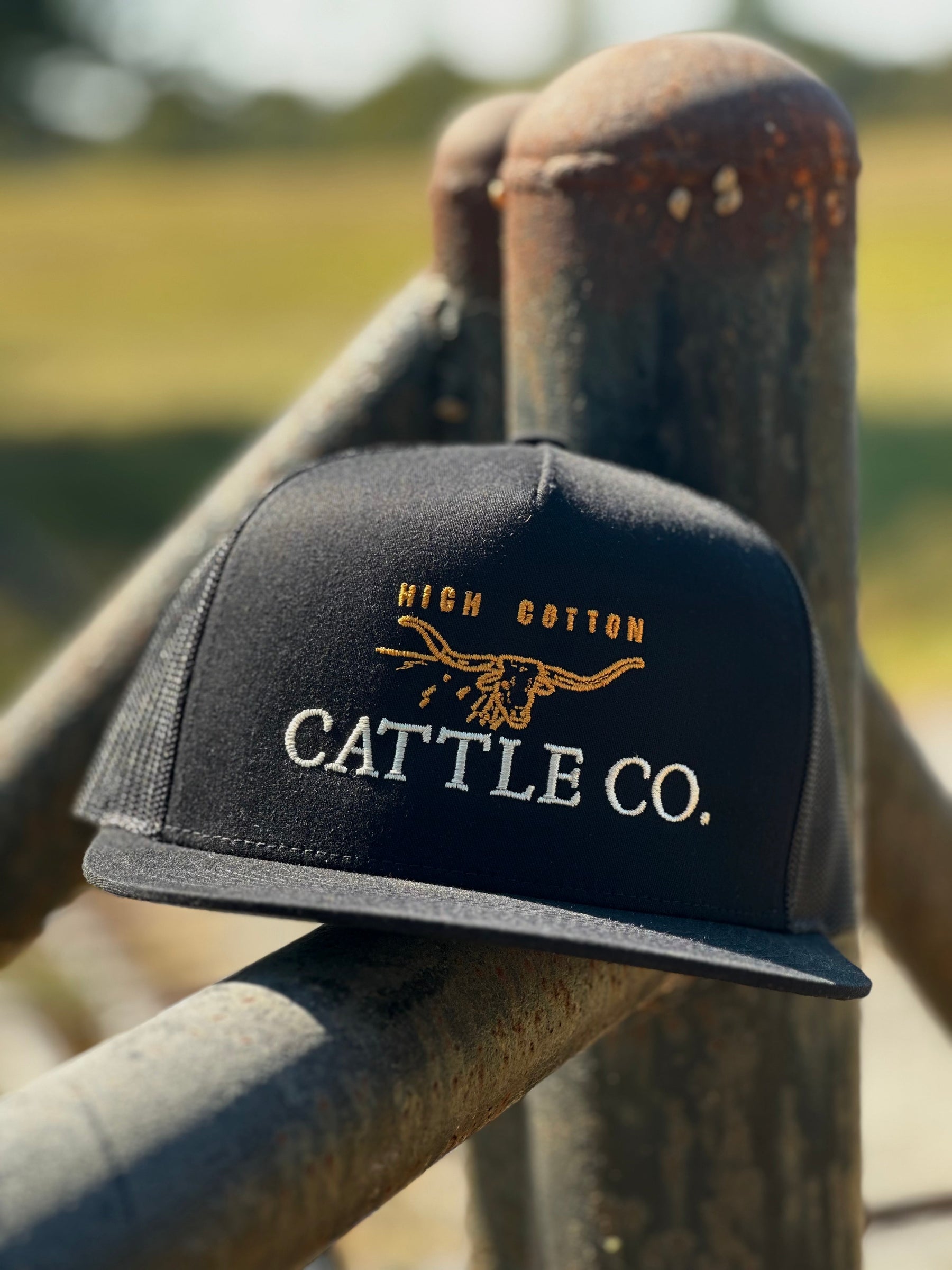 The Cattleman Flat Bill Hat by High Cotton Hat Co in Texas