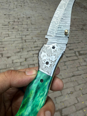 Jadeline Damascus Folder product detail, view 7