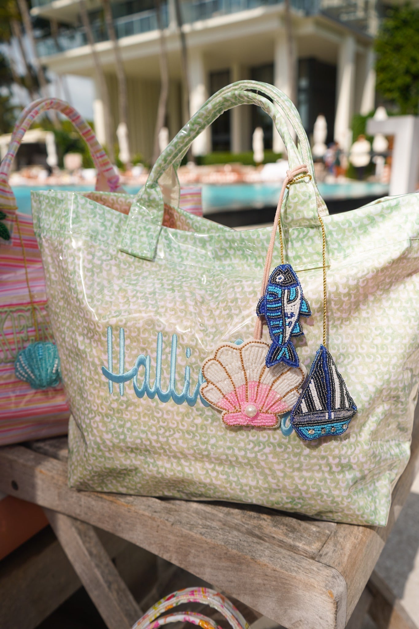 Cabana Clear Coat Tote