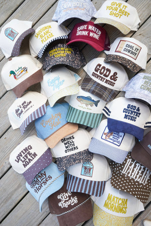 Save Water Drink Wine - Maroon Corduroy Trucker Hat