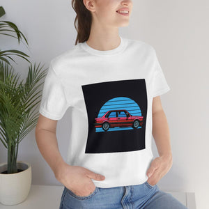 vintage style e30 4 door tshirt