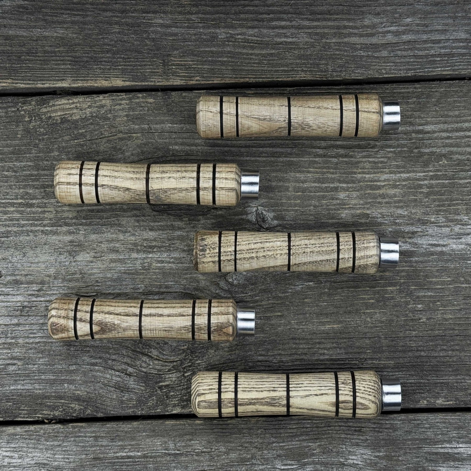 5-Piece Ash Wood Handle Set