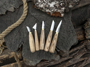 5-Piece Wood Carving Knife Set