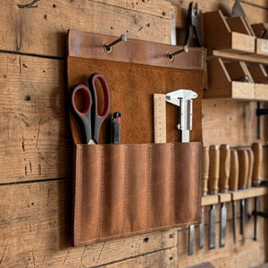 5 Pocket Leather Chisel Roll