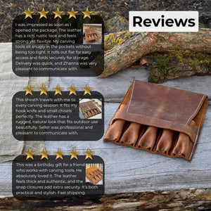 5-Pocket Leather Tool Case