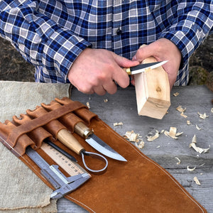 5-Pocket Leather Tool Case