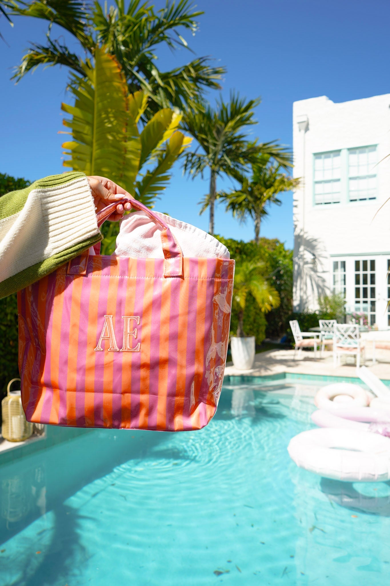 Cabana Clear Coat Tote