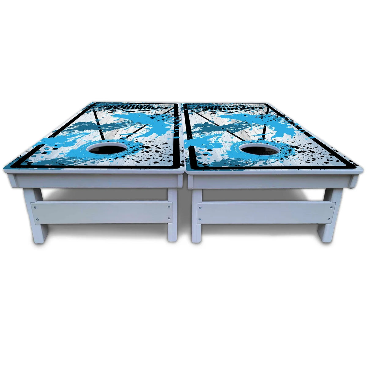Paint Splatter Cornhole Boards - All Weather Series