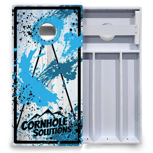 Paint Splatter Cornhole Boards - All Weather Series