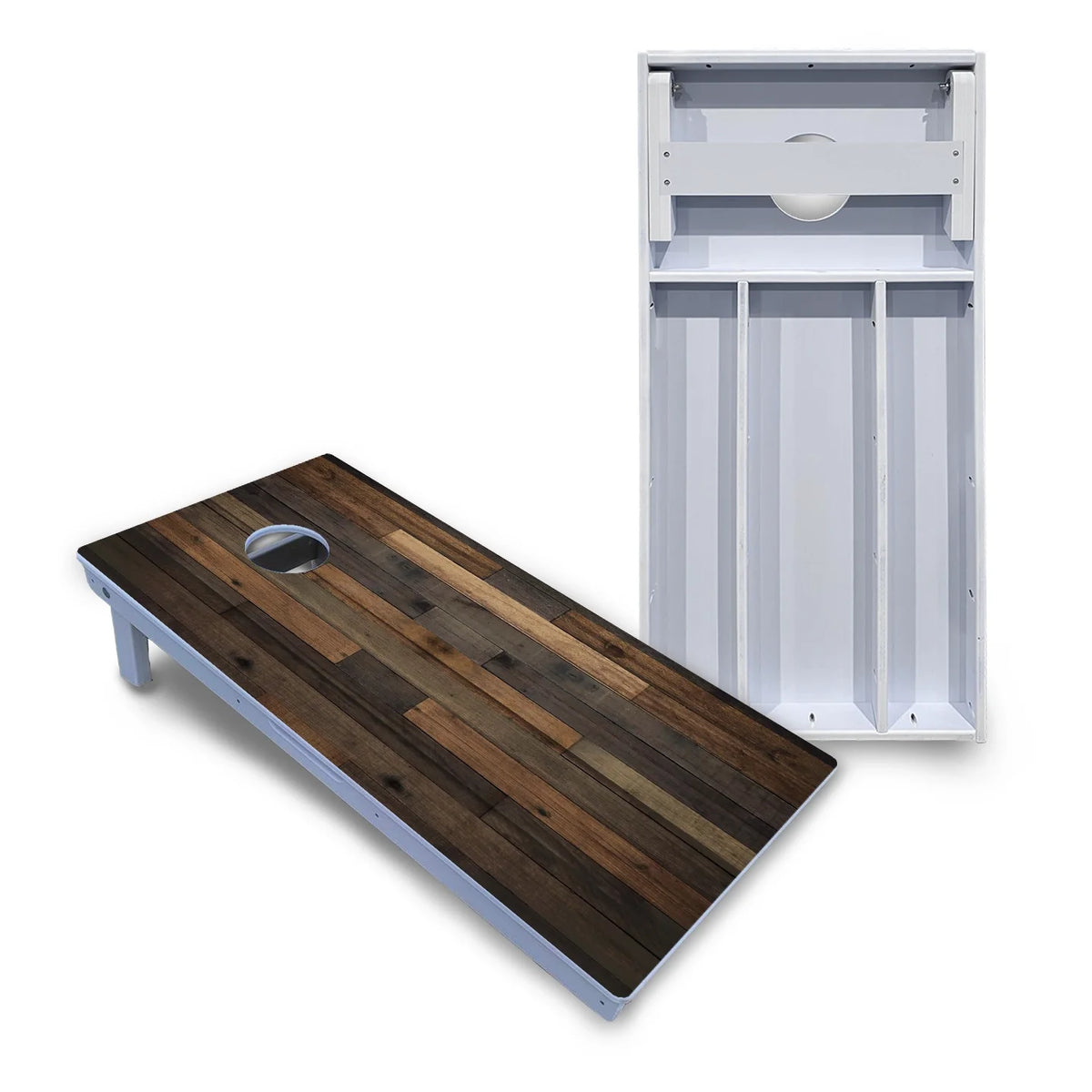 Wood Panels Cornhole Boards - All Weather Series