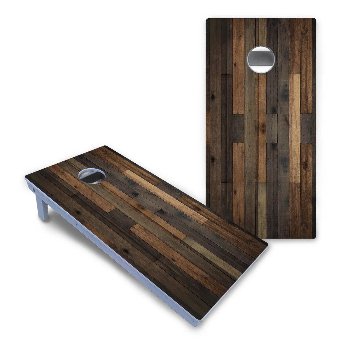 Wood Panels Cornhole Boards - All Weather Series