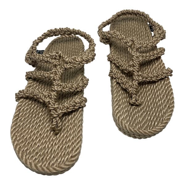 505 - Camel handmade rope sandals by Nomadic State of Mind