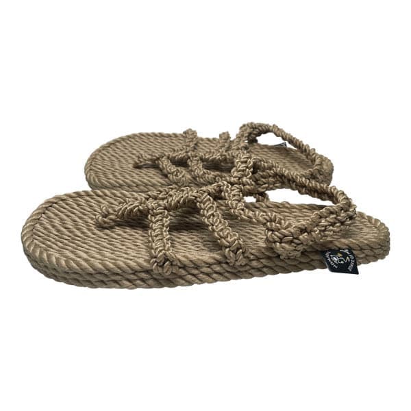 505 - Camel handmade rope sandals by Nomadic State of Mind, view 3