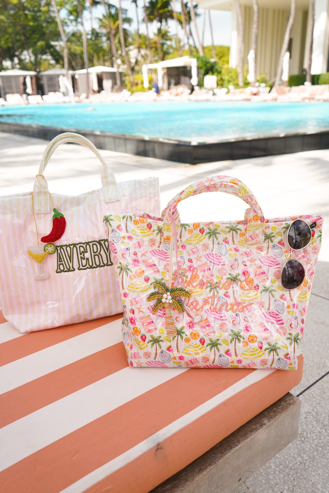 Cabana Clear Coat Tote