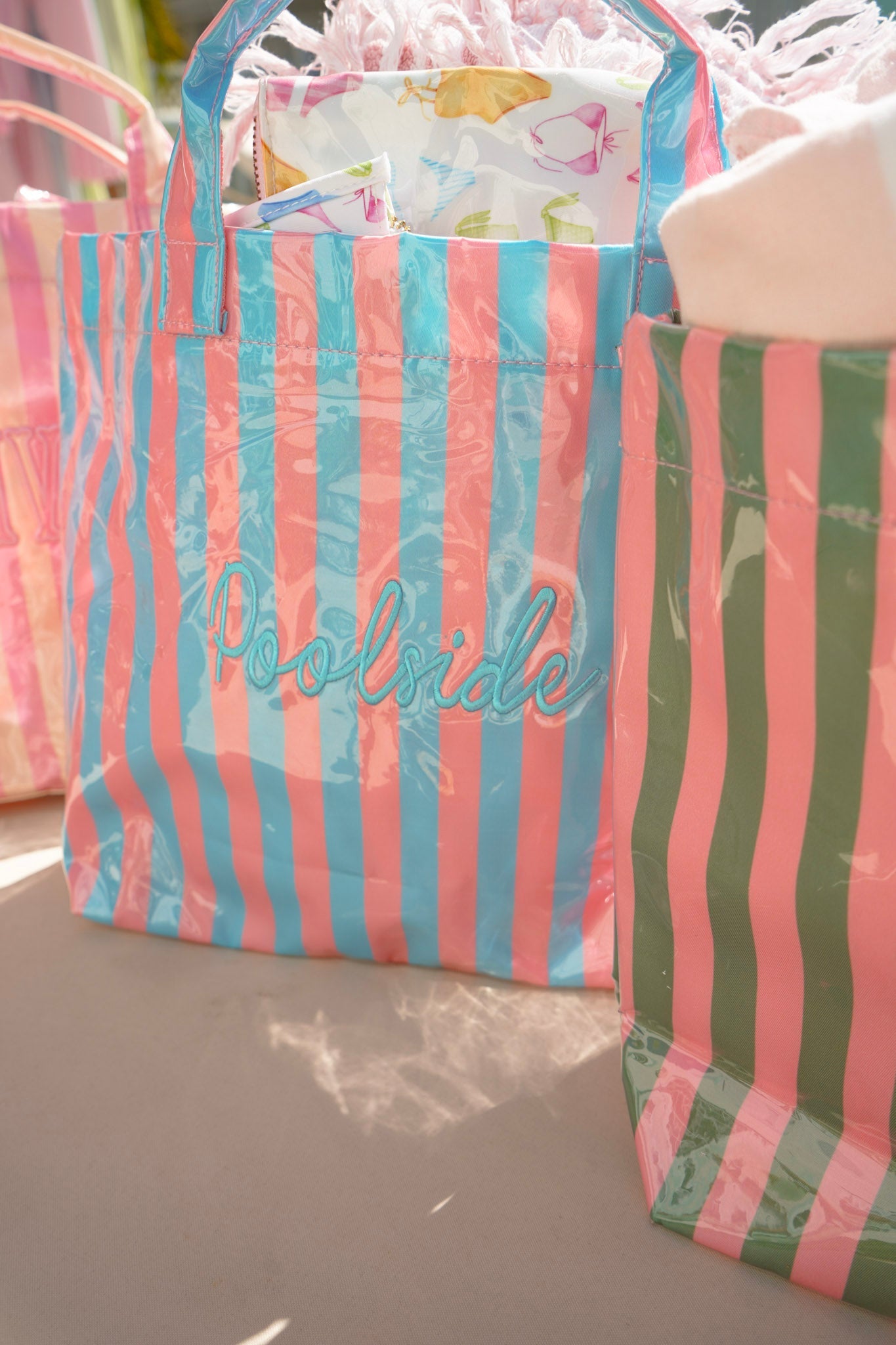 Cabana Clear Coat Tote