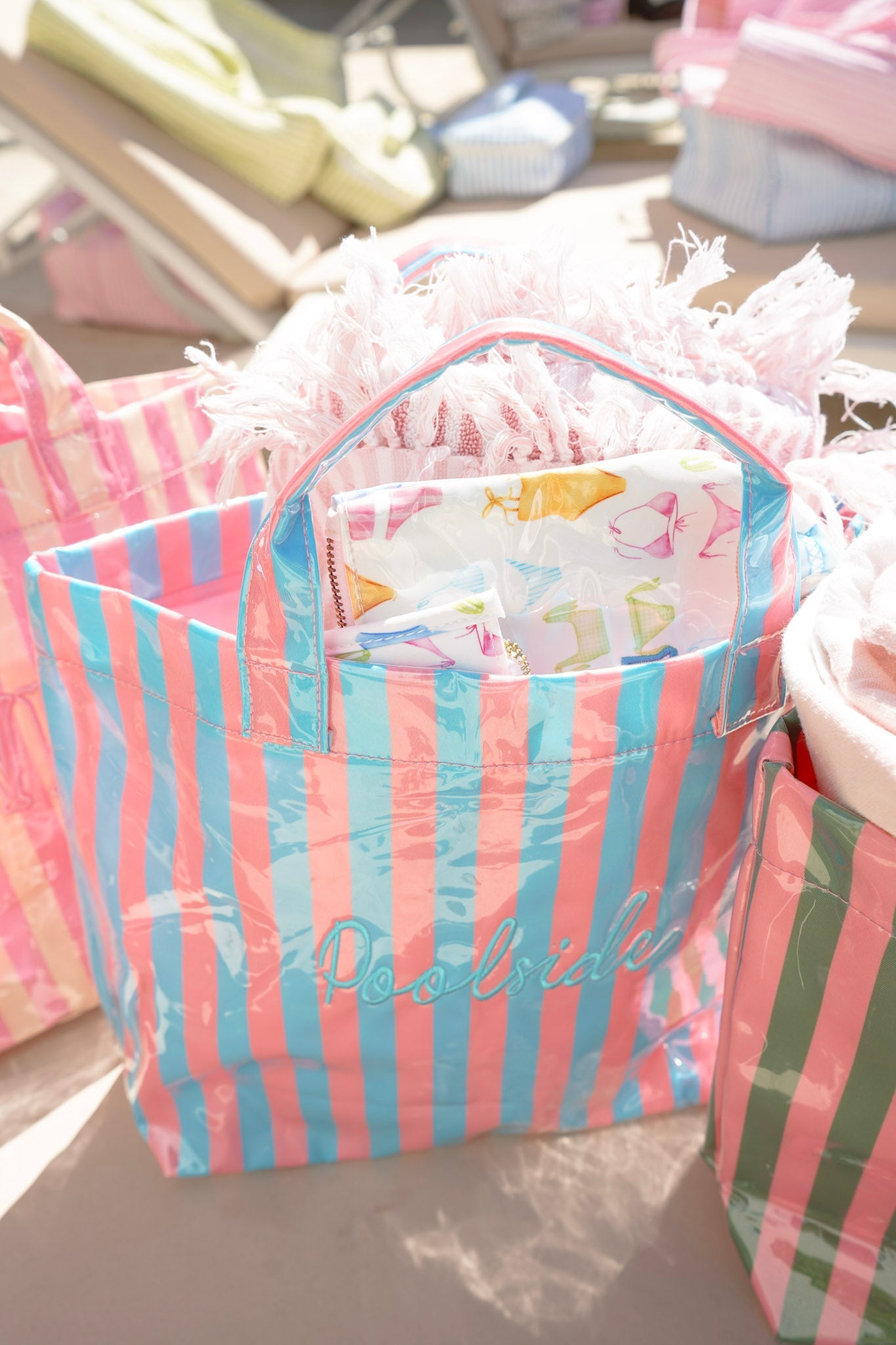 Cabana Clear Coat Tote