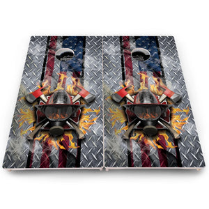 Firefighter Cornhole Boards – Pro Lite or Pro Elite