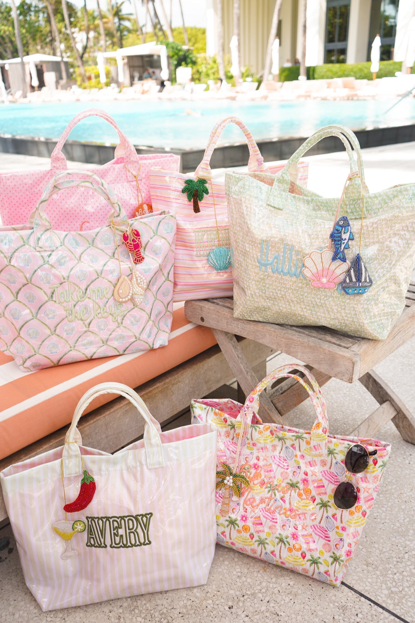 Cabana Clear Coat Tote
