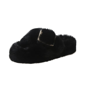 Opened Toed Extra Fluffy Slippers by The Mississippi Mermaid Mercantile - view 8