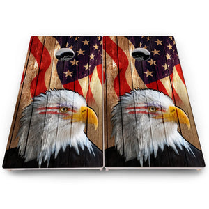 Eagle Flag Cornhole Boards – Pro Lite or Pro Elite