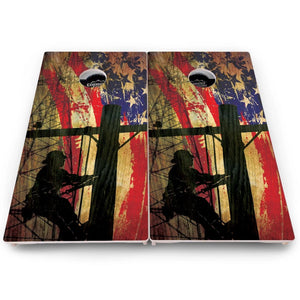 Lineman Cornhole Boards – Pro Lite or Pro Elite