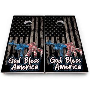 God Bless America Cornhole Boards – Pro Lite or Pro Elite