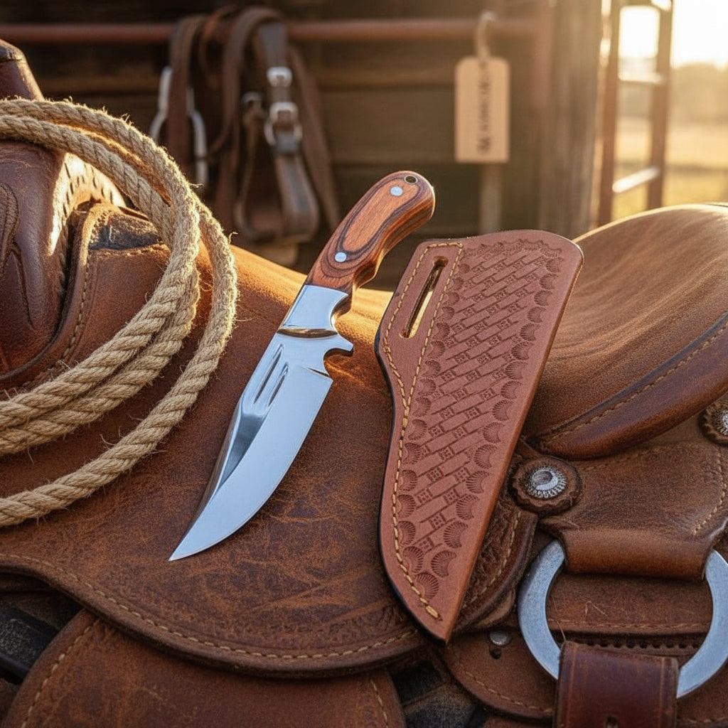 Timberbrass Skinner Knife 9" by JW SteelCrafts