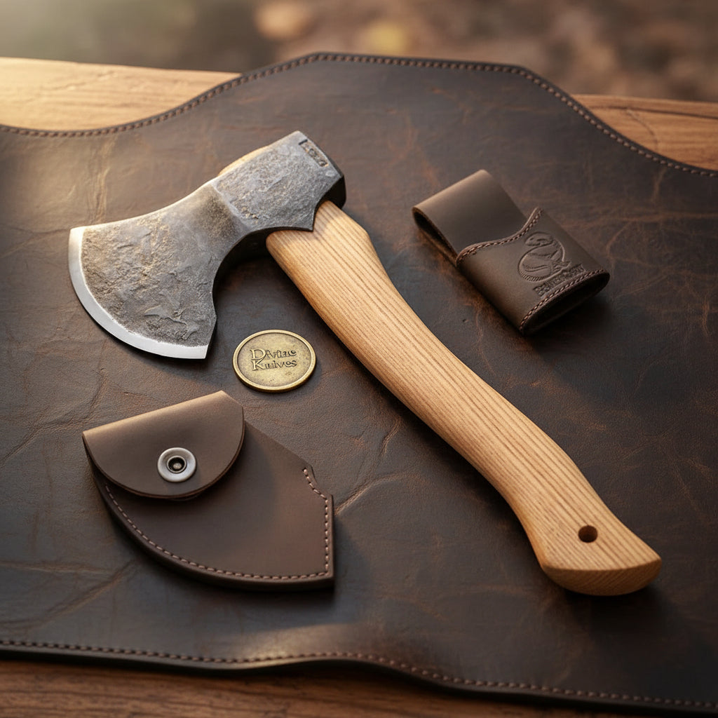 Beavercraft Bushcraft Carving Hatchet with Ash Handle by Divine Knives — product view 1