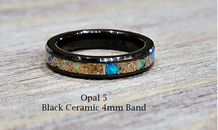 The Taz Opal and Ash Memorial Ring