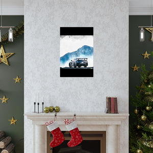 Nissan GTR water color Matte Vertical Posters