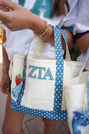 Sorority Greek Beaded Bag Charms by KenzKustomz product view 7