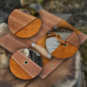 6 Pocket Leather Chisel Roll