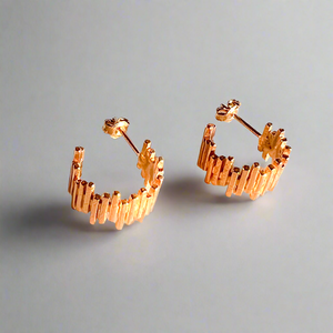 Kira Huggies | Gold Vermeil by Ke Bella, additional product image 5