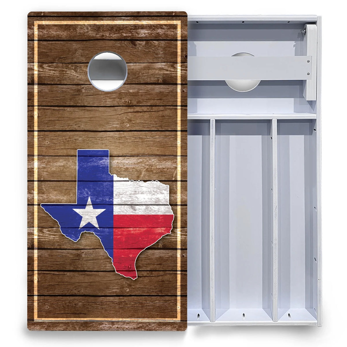 Texas Wood Slats Cornhole Boards - All Weather Series