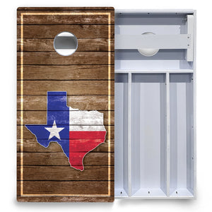 Texas Wood Slats Cornhole Boards - All Weather Series
