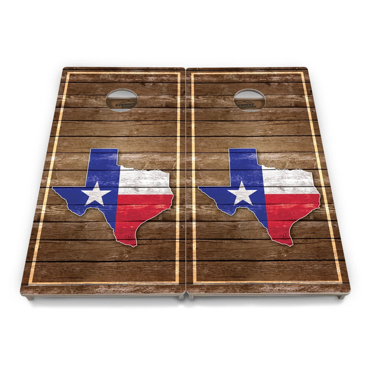 Texas Shape Wood Panel Cornhole Boards – Tournament Series