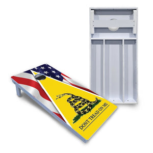 DTOM Yellow Triangle Cornhole Boards - All Weather Series