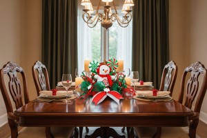 Centerpiece | Snowman Centerpiece | Holiday Lollipop Table Decoration detail view by Bouge Creations