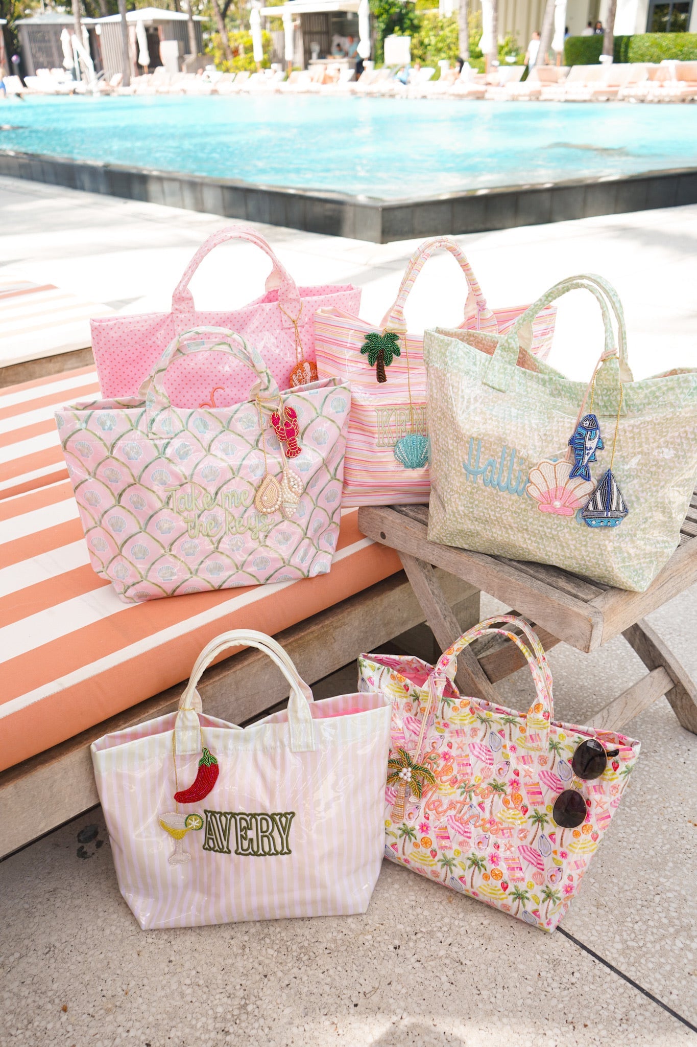 Cabana Clear Coat Tote