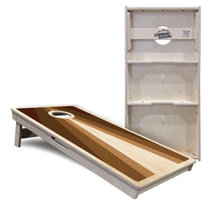 Retro Wood Triangle Cornhole Boards – Tournament Series