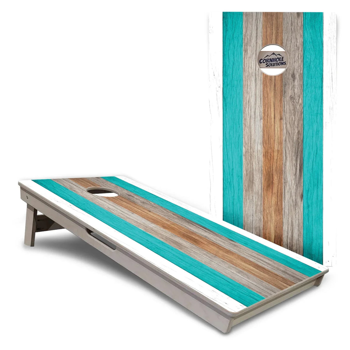 Beach Stripe Cornhole Boards – Tournament Series
