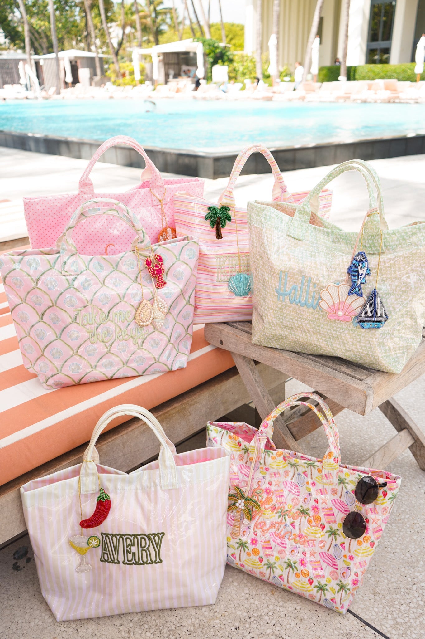 Cabana Clear Coat Tote