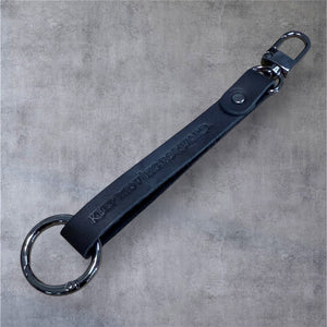 Forged By Fire Keychain - Leather & Gunmetal by Forged By Fire — view 5 of 5