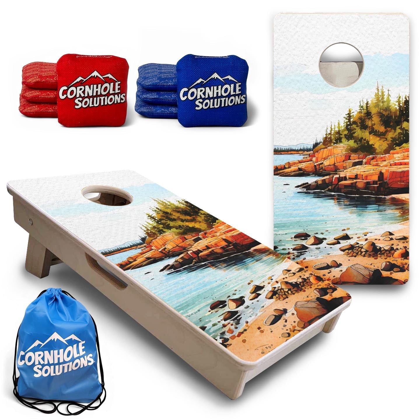 Acadia - Mini or Vacation Size Boards Cornhole Solutions