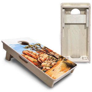 Joshua Tree - Mini or Vacation Size Boards by Cornhole Solutions, custom cornhole board detail photo 5