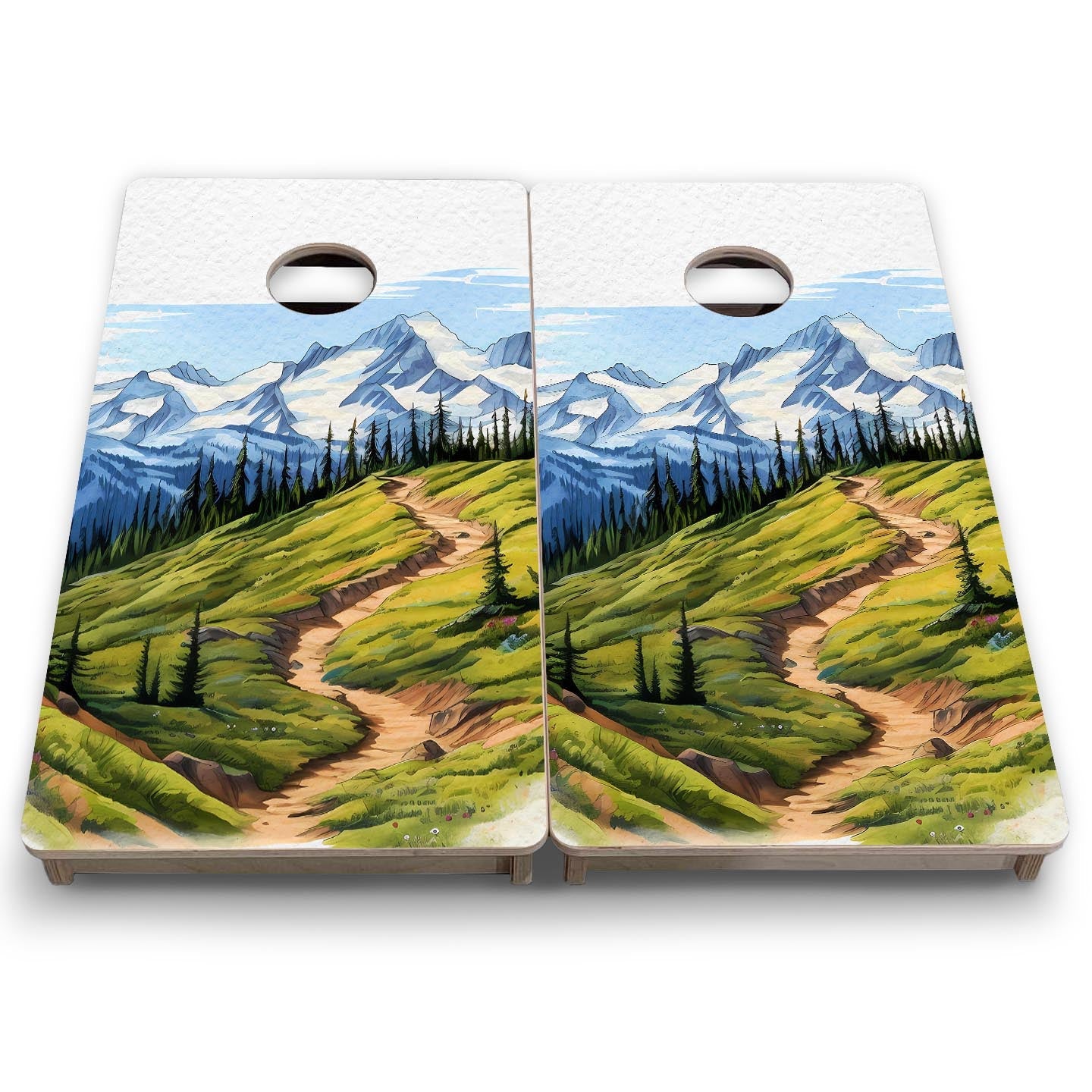 Olympic - Mini or Vacation Size Boards by Cornhole Solutions, custom cornhole board detail photo 7