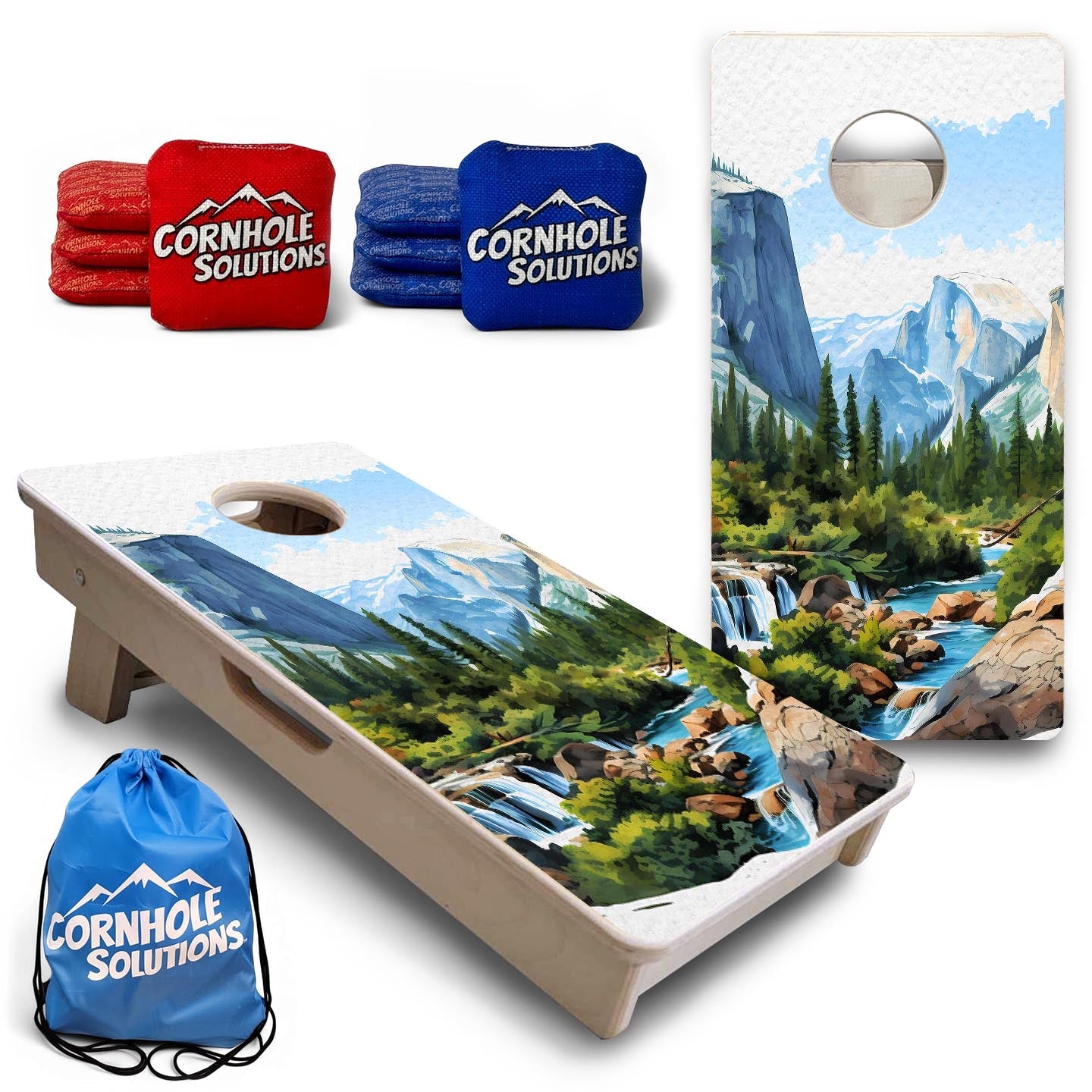Yosemite - Mini or Vacation Size Boards by Cornhole Solutions, custom cornhole board main product photo
