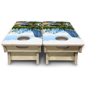 Yosemite - Mini or Vacation Size Boards by Cornhole Solutions, custom cornhole board detail photo 4