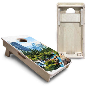 Yosemite - Mini or Vacation Size Boards by Cornhole Solutions, custom cornhole board detail photo 5