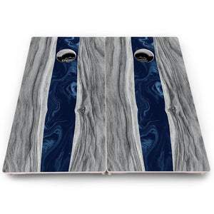Live Edge River Cornhole Boards – Pro Lite or Pro Elite